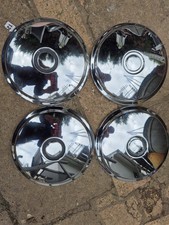 Classic Car Chrome Hub Caps Unknown Application