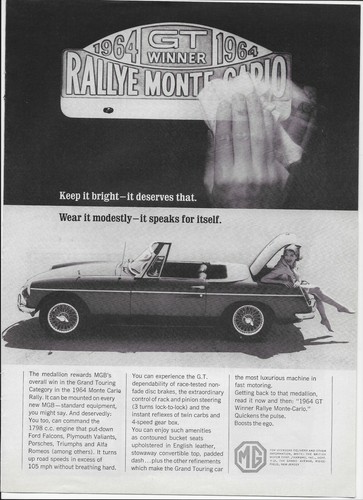 1964 mgb winner - 1964,