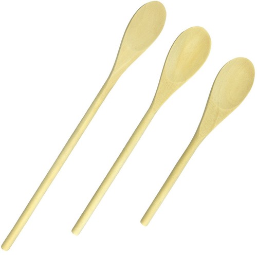 3pc wooden spoons - 3pc, wood