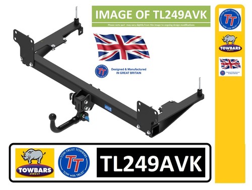 Detachable swan neck towbar - detachable,