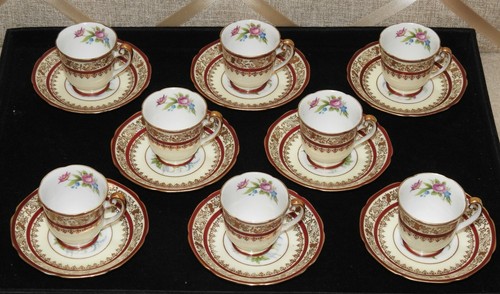 Antique meito china set - meito,