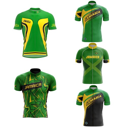 Team jamaica cycling shirt - team,