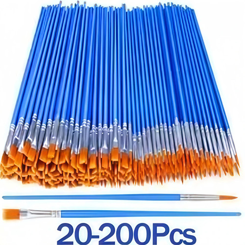 200pcs painting brushes set - 20-200pcs,
