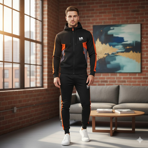 Mens crosshatch full tracksuit - mens,