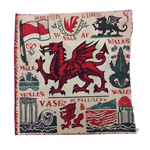 Welsh dragon tapestry - welsh, style