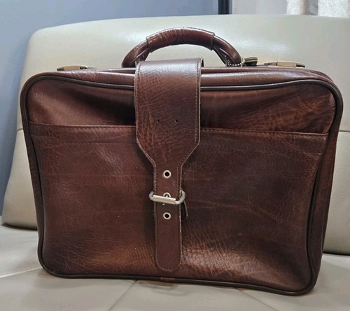 Vintage antler leather holdall - vintage,