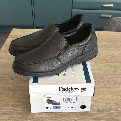 Padders men charcoal leather - padders,