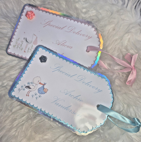 Personalised baby announcement - personalised,