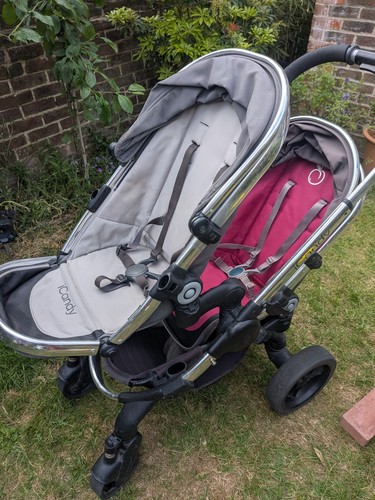 Icandy peach double pram - icandy,