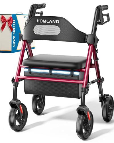 Folding rollator walker with - folding,