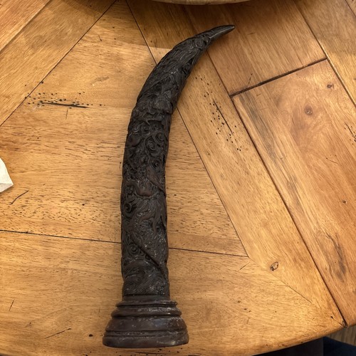 Hand carved asian water - hand,