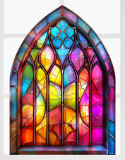 Church Glass Faux