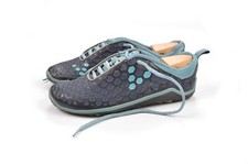 Vivobarefoot Terra Plana Minimalist Running Blue Shoes Trainers Size 36L