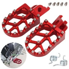 CNC Wide Fat Foot Pegs Footrest Pedal For Honda CRF150 CRF250 450R CR125 250R