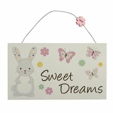 Sweet Dreams Bunny Sign