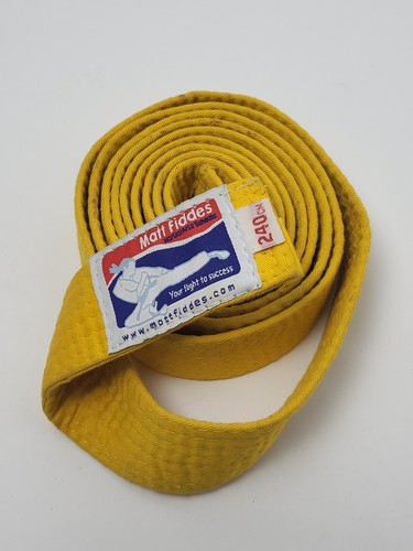 Yellow martial arts belt 240 - yellow,
