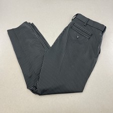 Ping Golf Trousers Men’s Size W36 L31 Black White Striped Chino Stretch