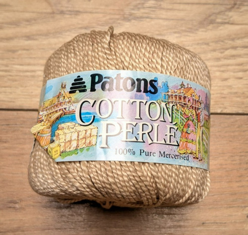 Patons cotton perle yarn 100 - perle, 100%