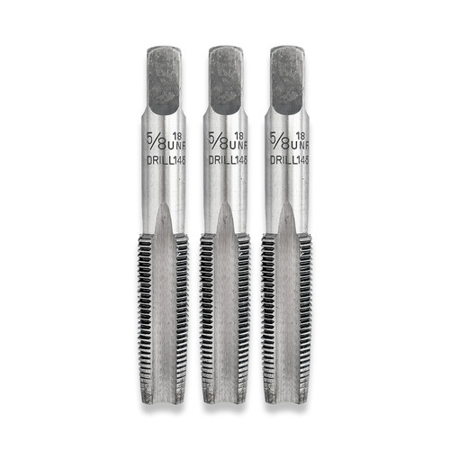 Taps set unf x - x, 18tpi