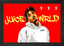 Juice Wrld 999 Poster Framed
