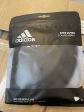 Adidas genius Face Mask Cover Pack of 3 Black small size New Sealed Available 