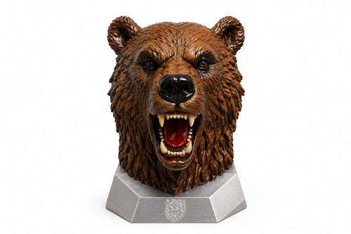 Roaring bear headphone holder - headphone,