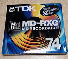Mini disc tdk rxg 74 - disc., md-rxg