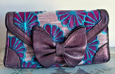 Irregular Choice Bow Flower Clutch Bag Unworn In New Condition