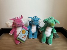 Zog The Dragon Set Of 3 Soft Toys 6”