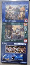 Disney 4 x 1000-Piece Puzzle 2 x Thomas Kinkade Dumbo, Aristocats, 2 x Panorama 