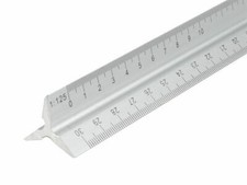 Faithfull aluminium rule 300mm - aluminium,