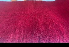 100% Wool Shaggy Rug Bedspread Throw 190 X 110 cm