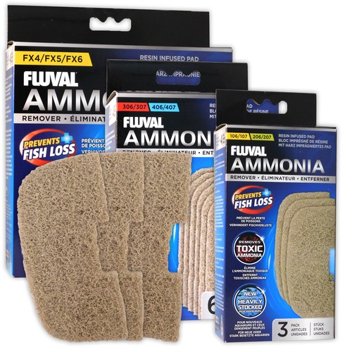 Fluval ammonia remover media - ammonia,