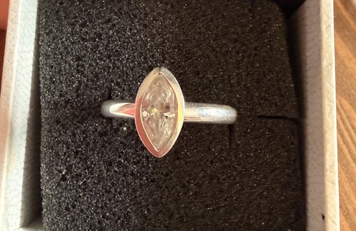 Dower hall silver marquise - &,