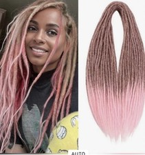  Dreadlock Crochet Hair Synthetic 24inches double ended 