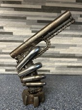 Scrap Metal Art Hand Holding