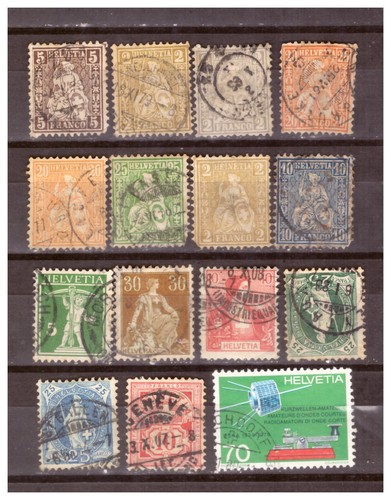 Switzerland 1862 collection