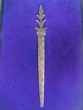 Antique Brass Engraved Letter