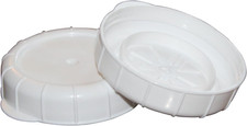 Glass Milk Bottle Caps - 12