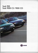 1994 Saab car brochure: Saab 900, 9000 CS & 9000 CD 