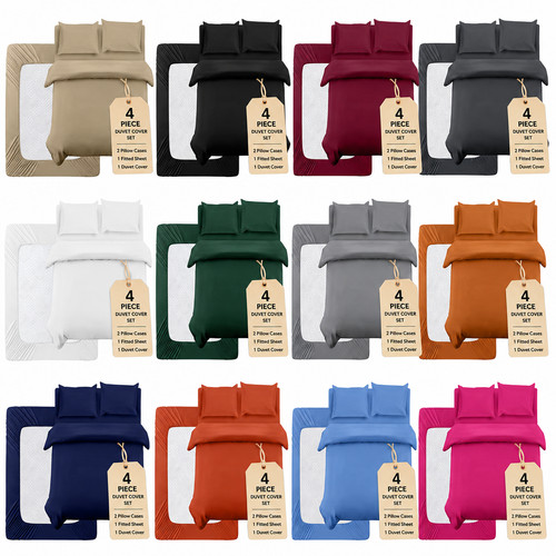 Piece complete bedding set - 4,
