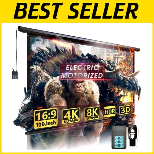 Electric projector screen - projector,