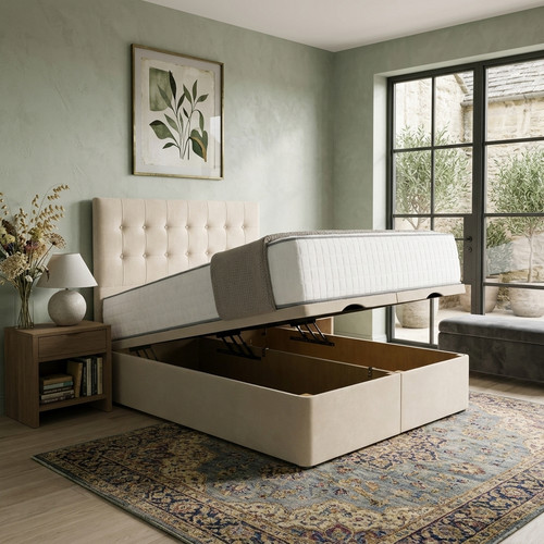 Ottoman divan storage bed - ottoman, with
