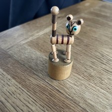 VINTAGE WOODEN PUSH button