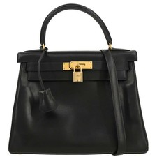 Hermes Black Box Calf Kelly 28