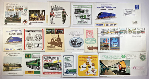 Railway fdc various - -,