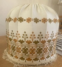 Original Vintage 1970s Pleated Lampshade Pair. Large One Still Has Original Tags