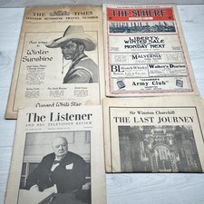 Vintage british newspapers - vintage, &