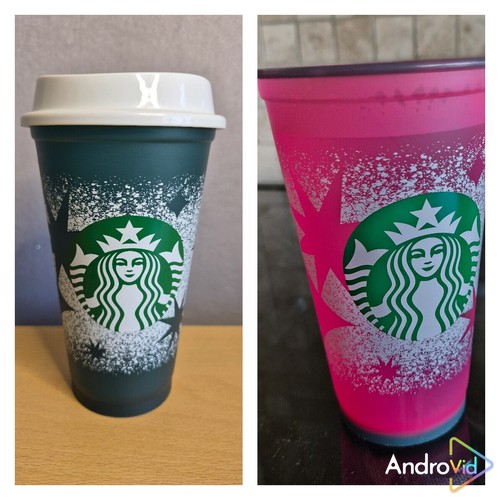 Starbucks colour changing cup - changing,