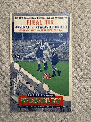 1952 cup final - final, programme